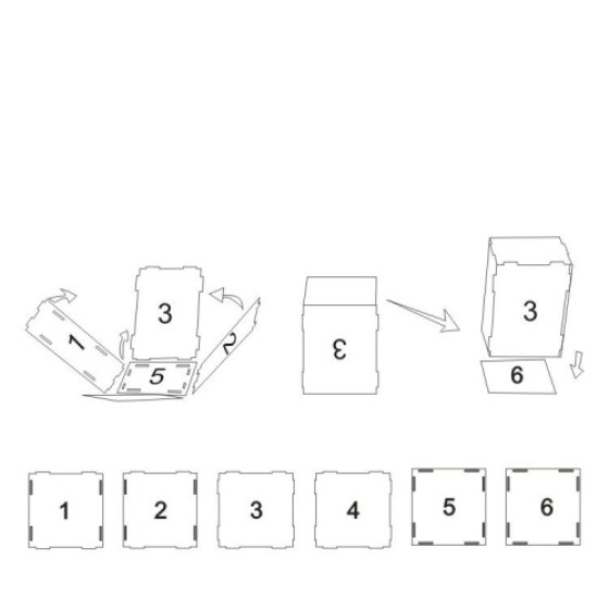 (Hitam) Kotak Display Cocok untuk Mini Figur Blok Bangunan, Tempat Penyimpanan Model dengan Penutup Debu, Rak Pajangan, 20x40.5x21cm